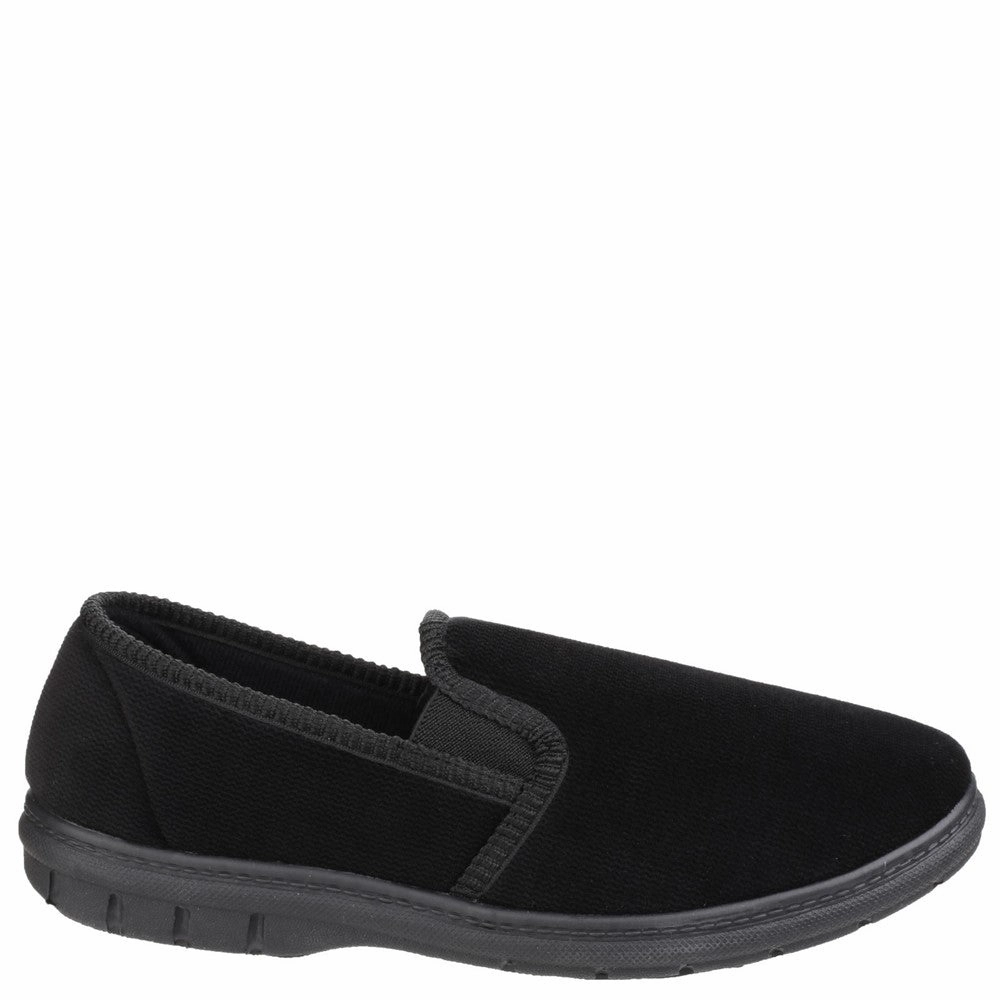 Fleet & Foster John Twin Gusset Memory Foam Slipper Men's Sports Casual Shoes