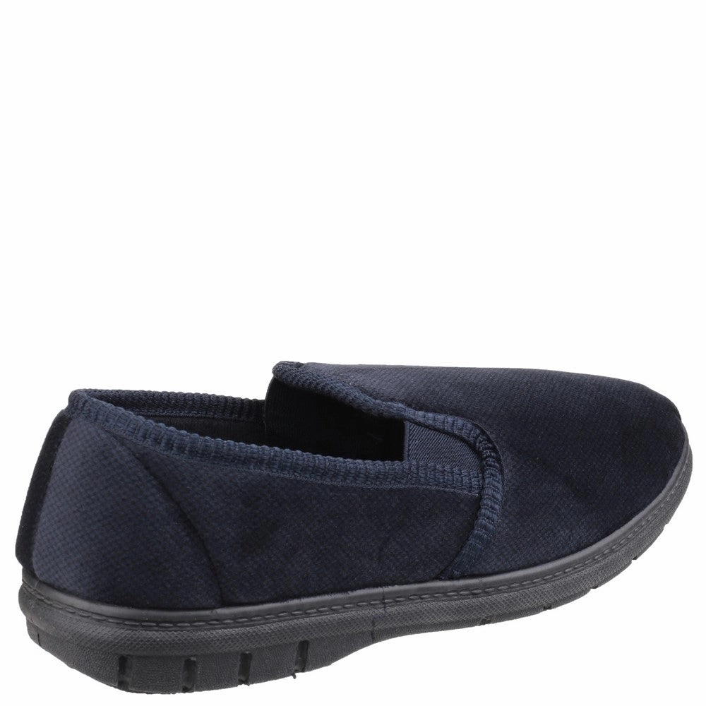 Fleet & Foster John Twin Gusset Memory Foam Slipper Men's Sports Casual Shoes