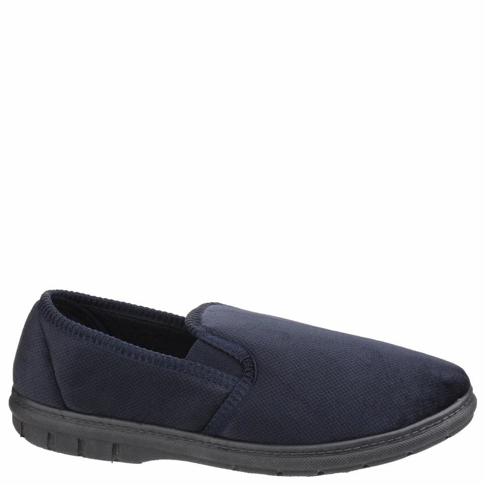 Fleet & Foster John Twin Gusset Memory Foam Slipper Men's Sports Casual Shoes