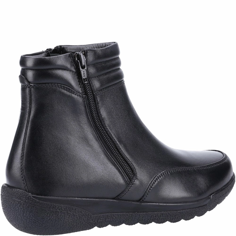 Fleet & Foster Morocco Twin Zip Ankle Boot Women's Sneakers Casual Walking Shoes