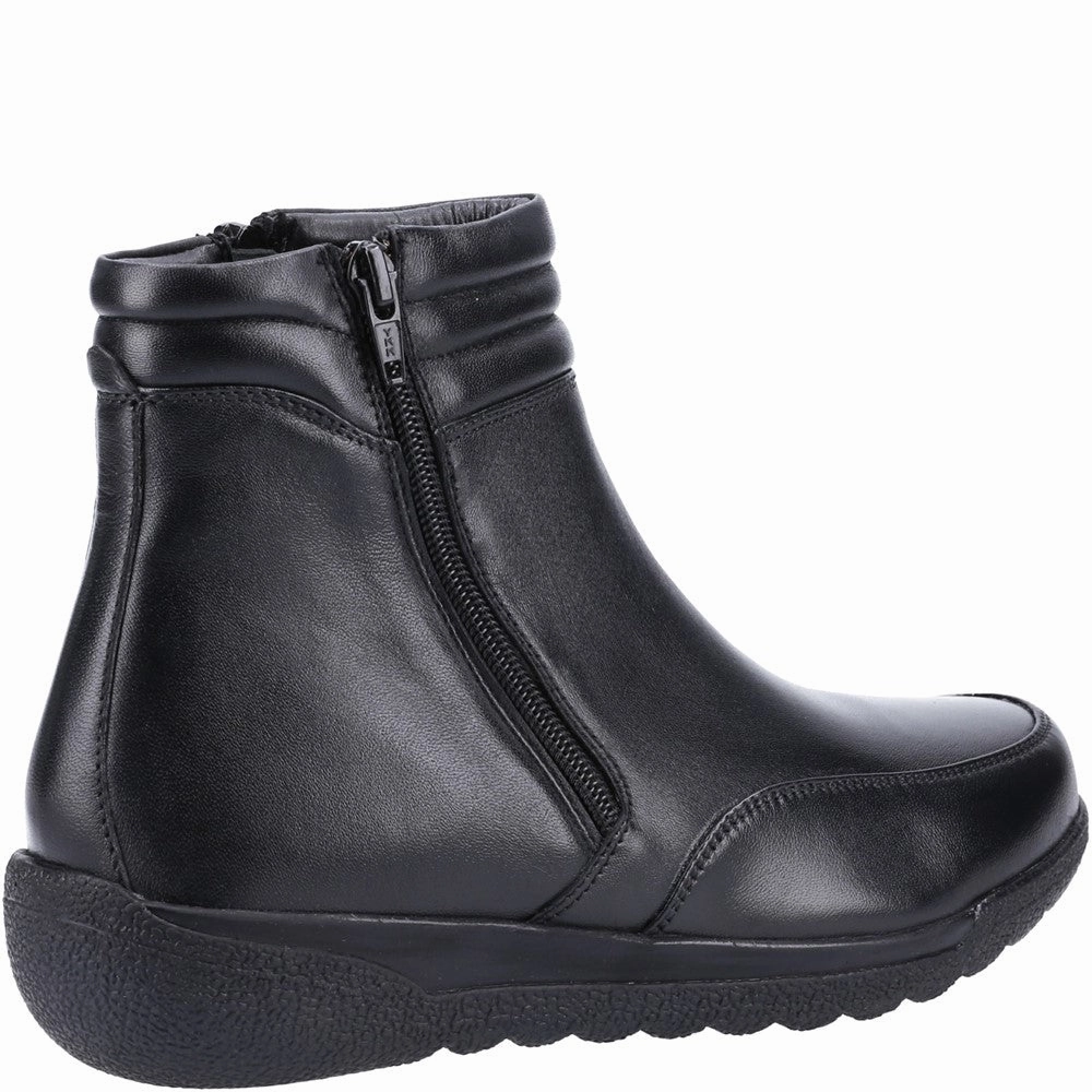 Fleet & Foster Morocco Twin Zip Ankle Boot Women's Sneakers Casual Walking Shoes