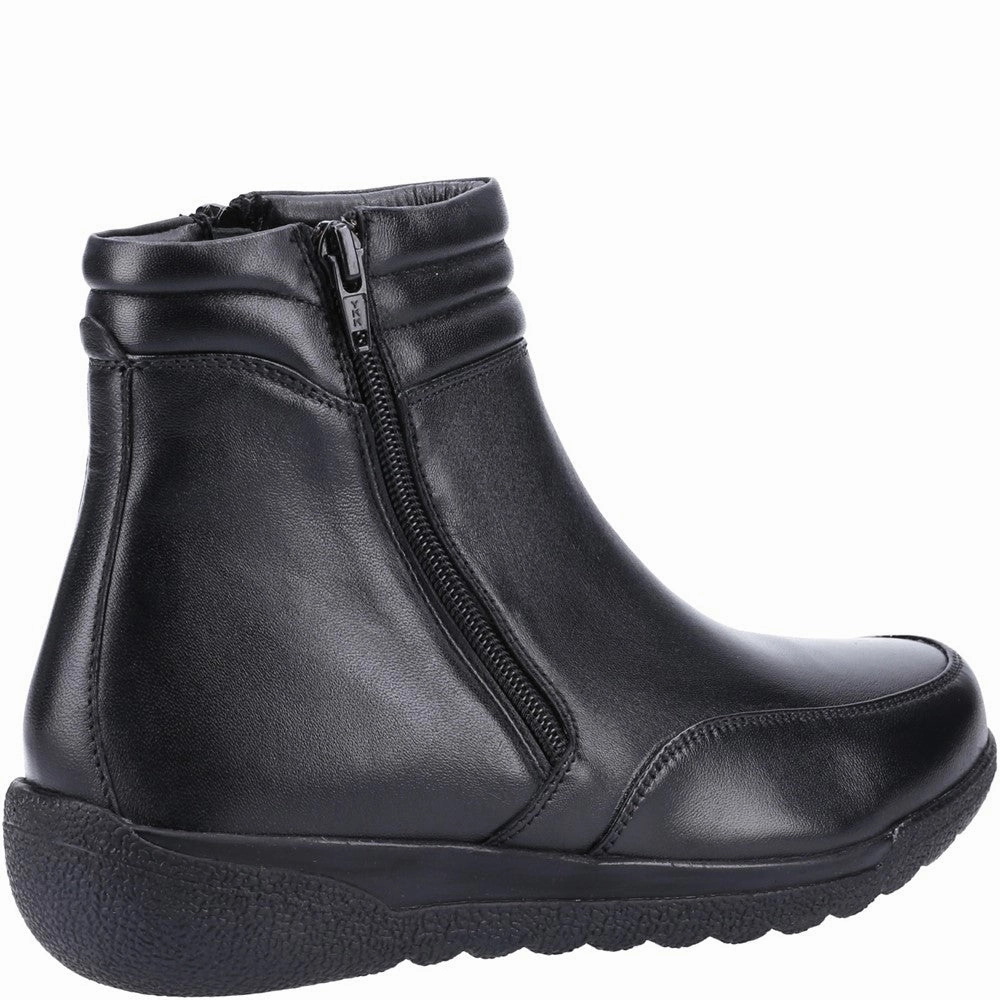 Fleet & Foster Morocco Twin Zip Ankle Boot Women's Sneakers Casual Walking Shoes