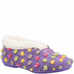 Fleet & Foster Snowberry Ladies Slipper Lightweight Running Shoes,Slip On Athletic Shoes,Breathable Workout Shoes
