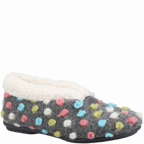 Fleet & Foster Snowberry Ladies Slipper Lightweight Running Shoes,Slip On Athletic Shoes,Breathable Workout Shoes