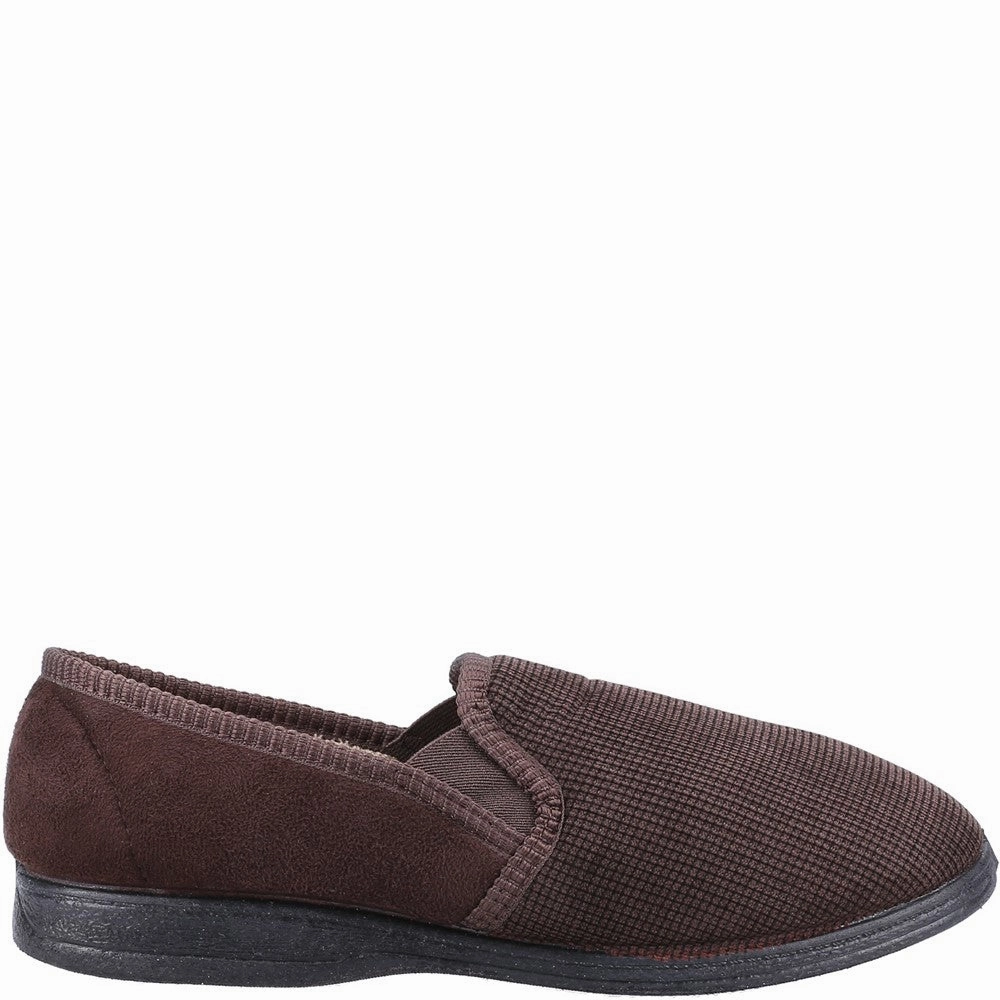 Fleet & Foster Tim Twin Gusset Slipper Men's Sports Casual Shoes