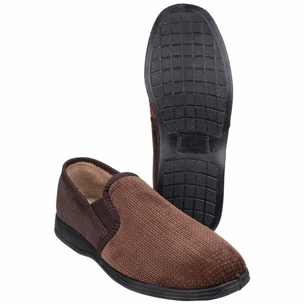 Fleet & Foster Tim Twin Gusset Slipper Men's Sports Casual Shoes