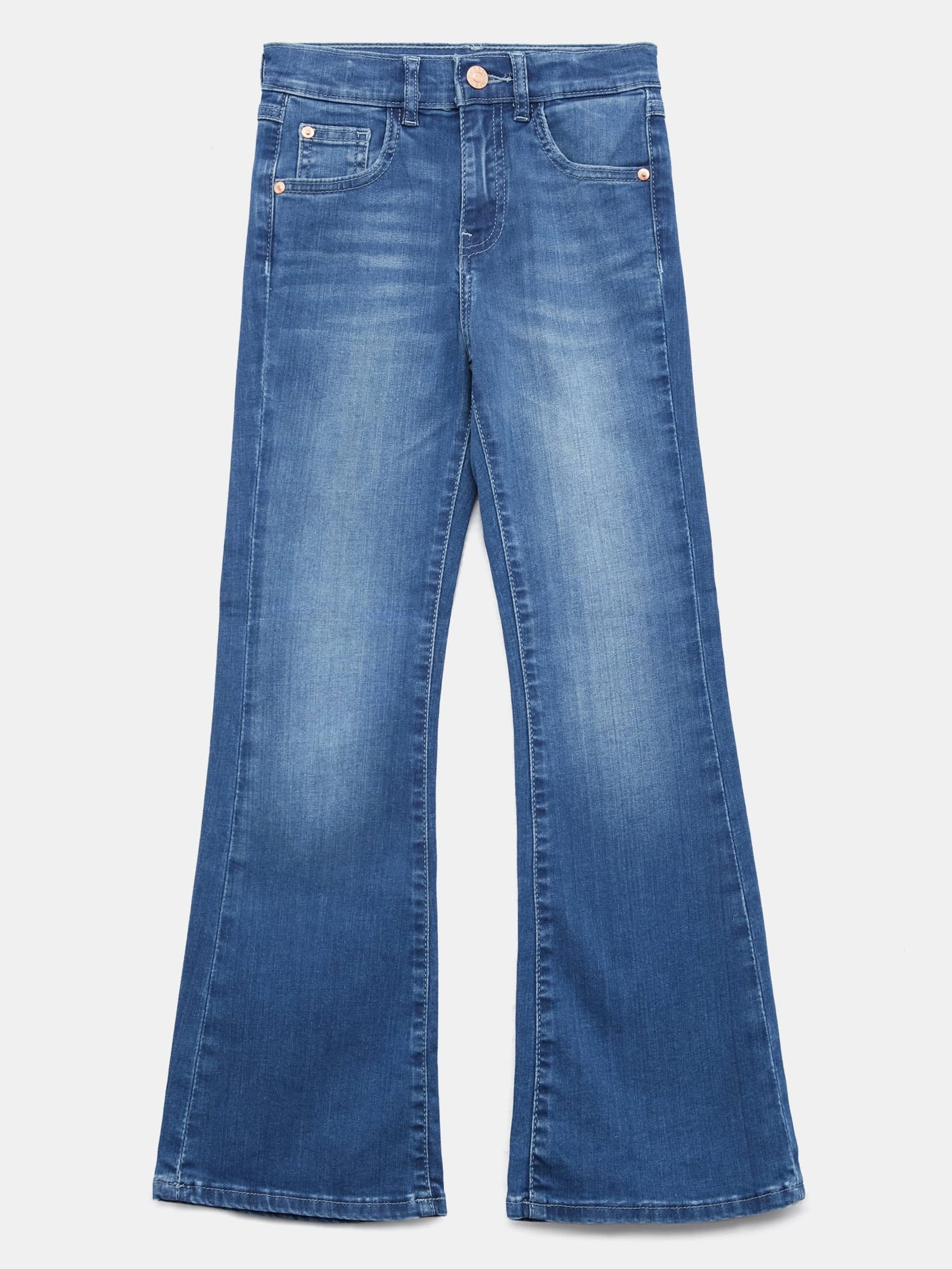 Flirty Flared Jeans (7-16) girls bootcut jeans, stretch denim girls