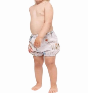 Flower Short In Light Blue Flower boys athletic shorts, cargo shorts boys