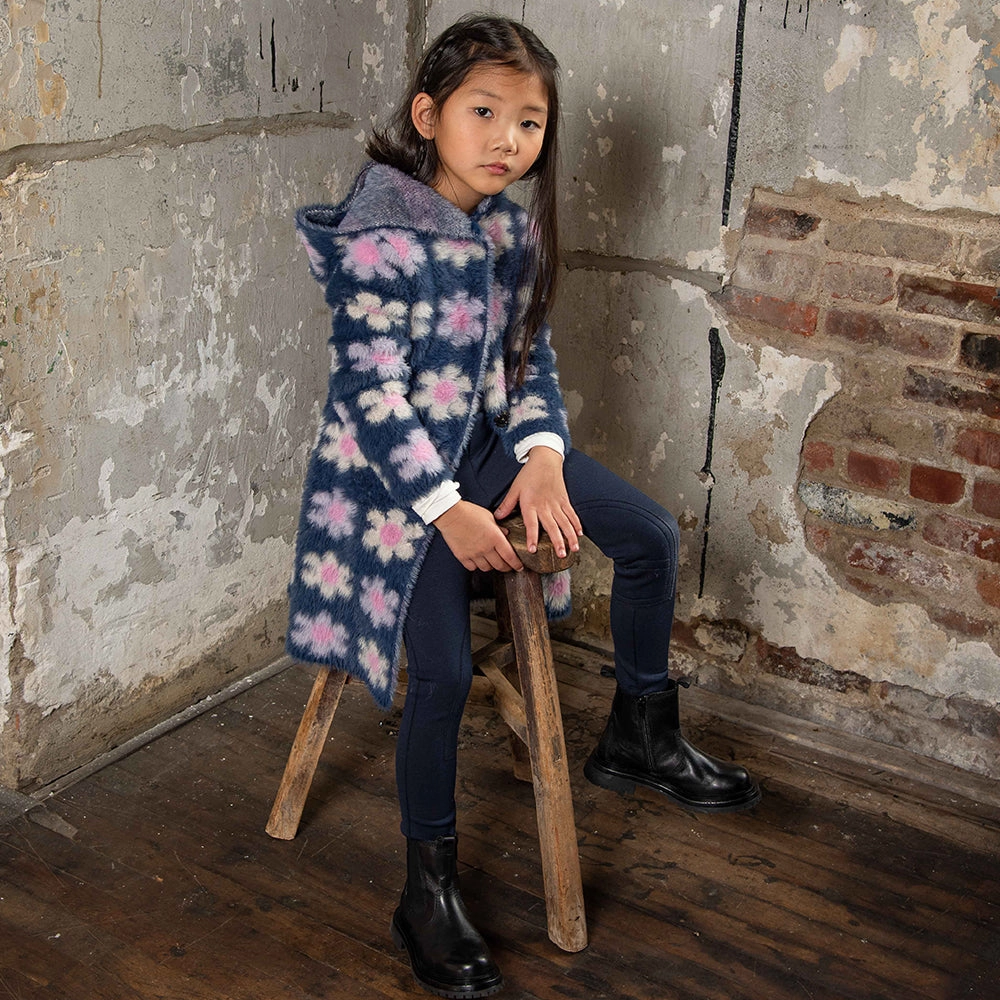 Ford Cardigan Girls Chunky Knit Sweater