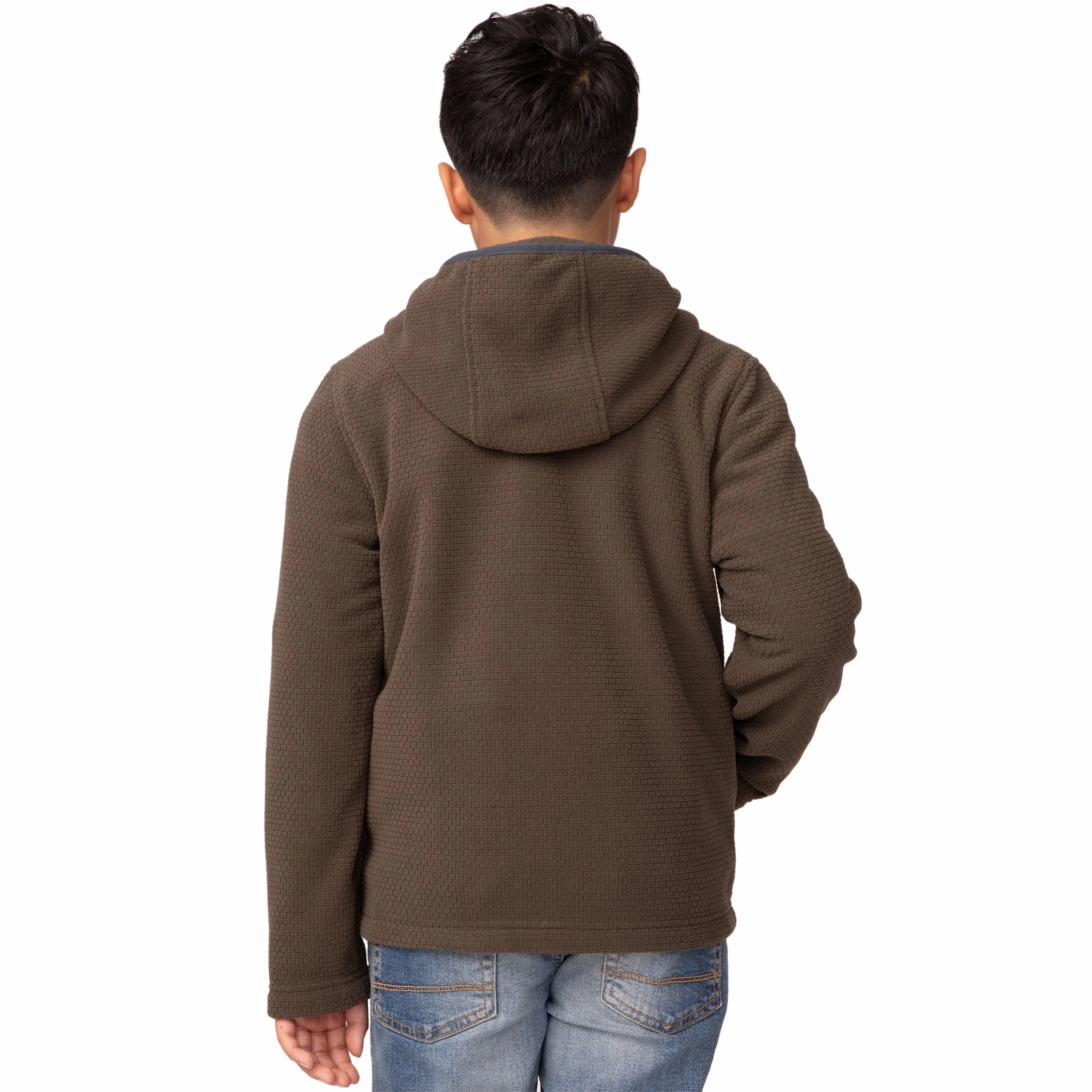 Free Country Boys' Brick Fleece Hoodie Jacket Boys Waterproof Parka