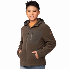 Free Country Boys' Brick Fleece Hoodie Jacket winter jackets for boys, lightweight puffer boys