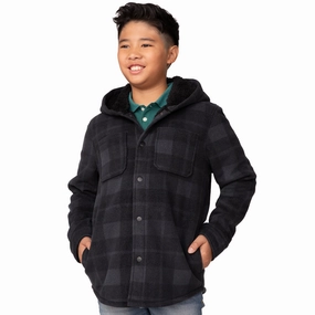 Free Country Boys' Chill Out Fleece Hoodie Jacket winter jackets for boys, lightweight puffer boys