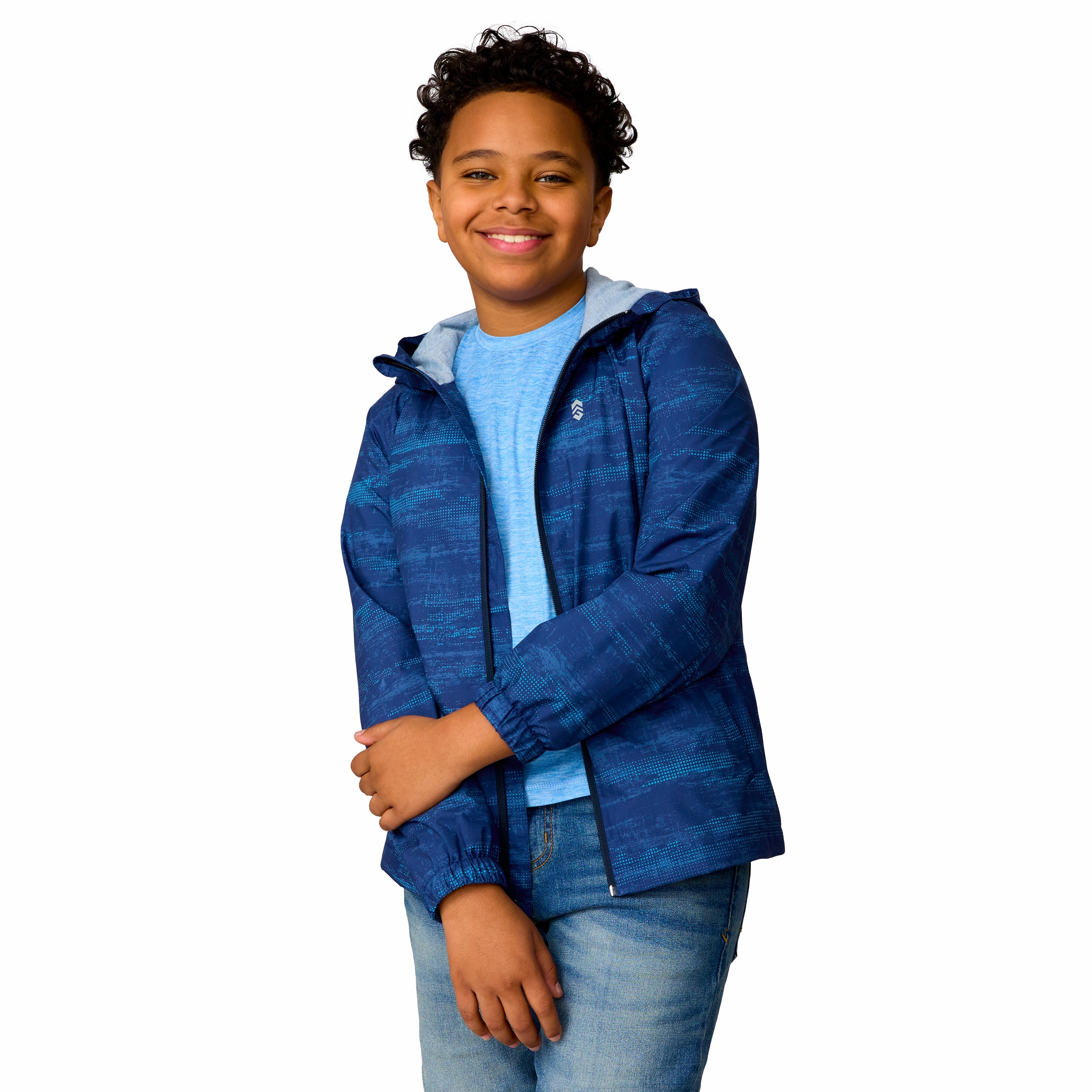 Free Country Boys' Easy Hiking Windshear Jacket Boys Waterproof Parka