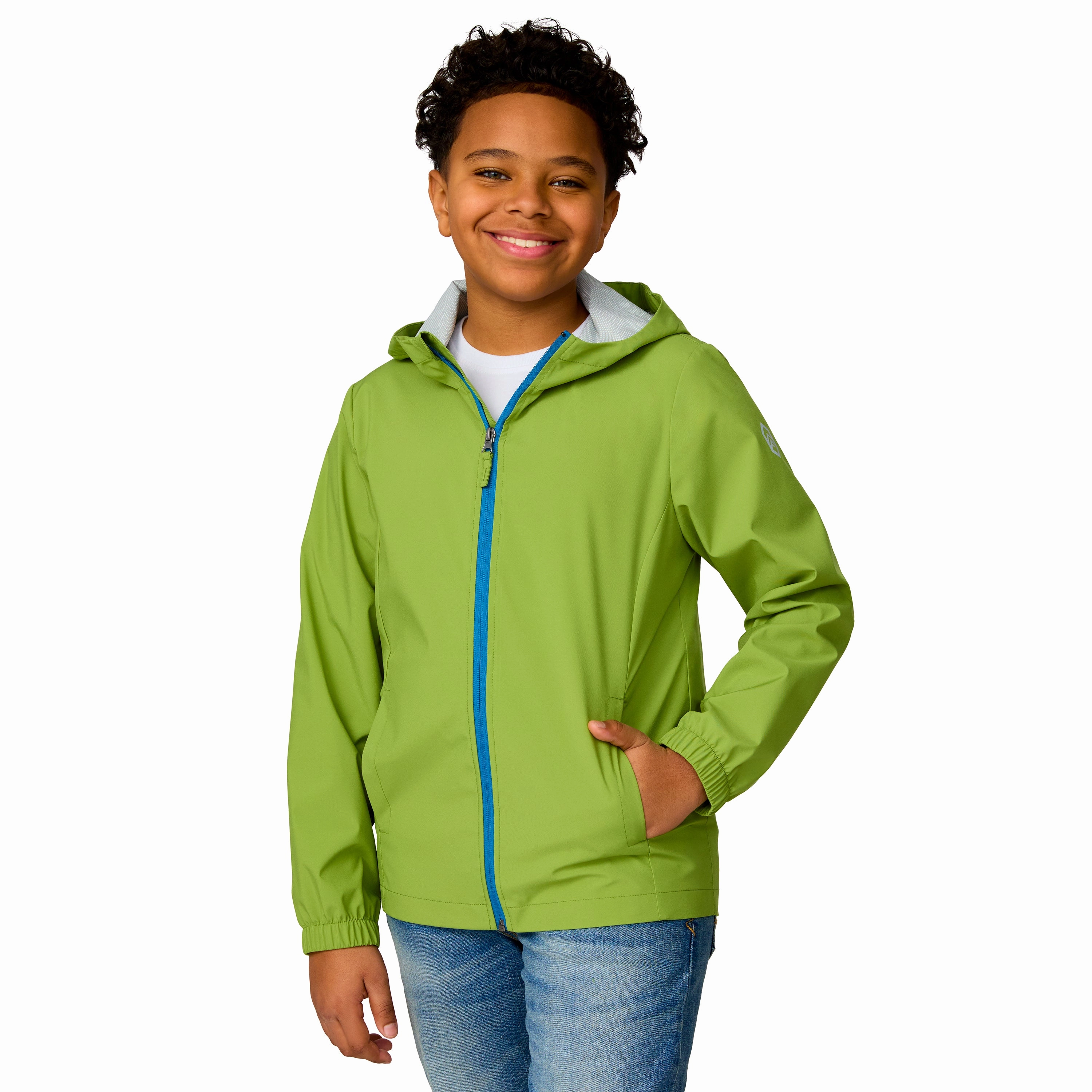 Free Country Boys' Hydro Lite Recess X2O Rain Jacket Boys Waterproof Parka