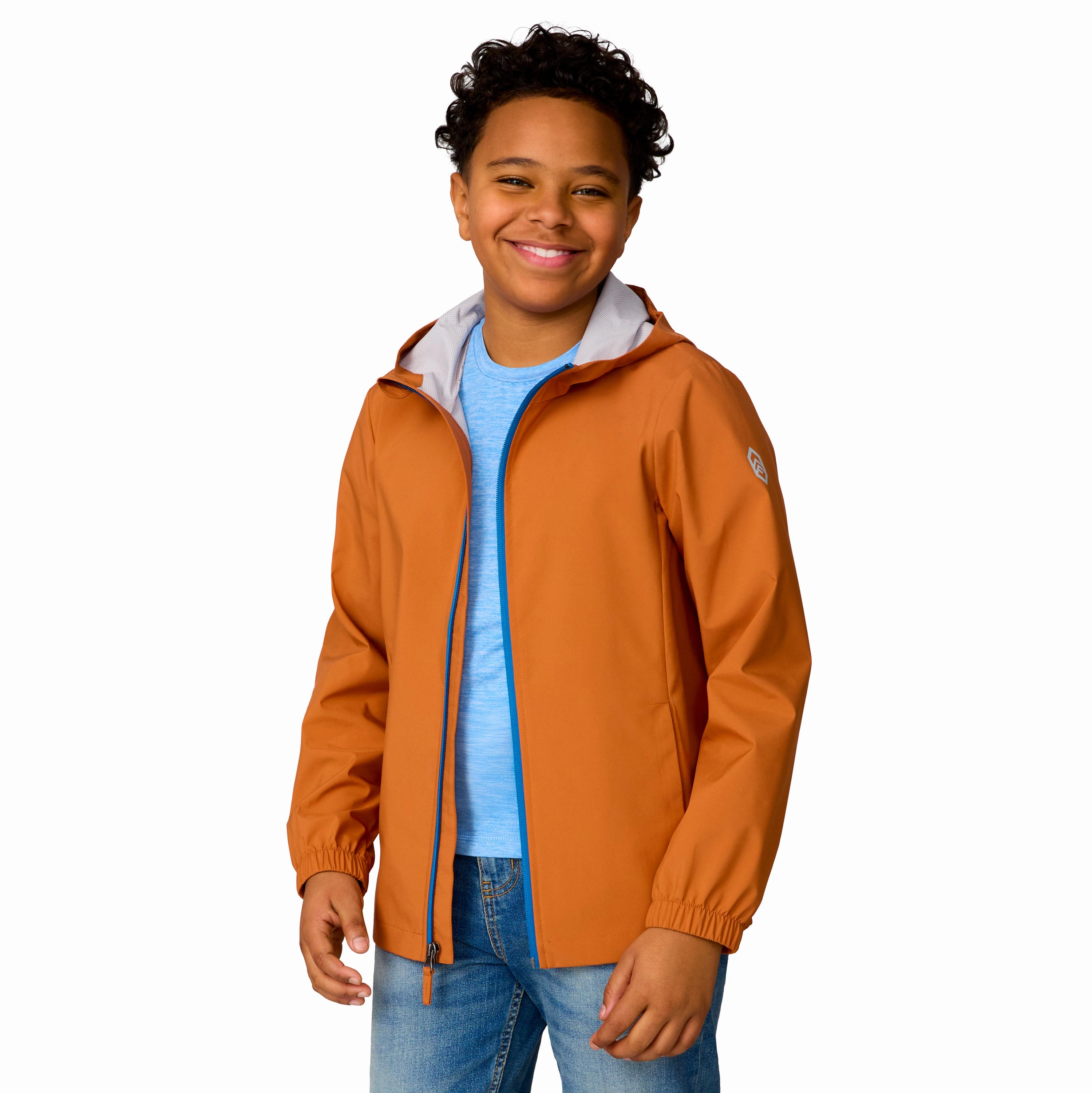 Free Country Boys' Hydro Lite Recess X2O Rain Jacket Boys Waterproof Parka