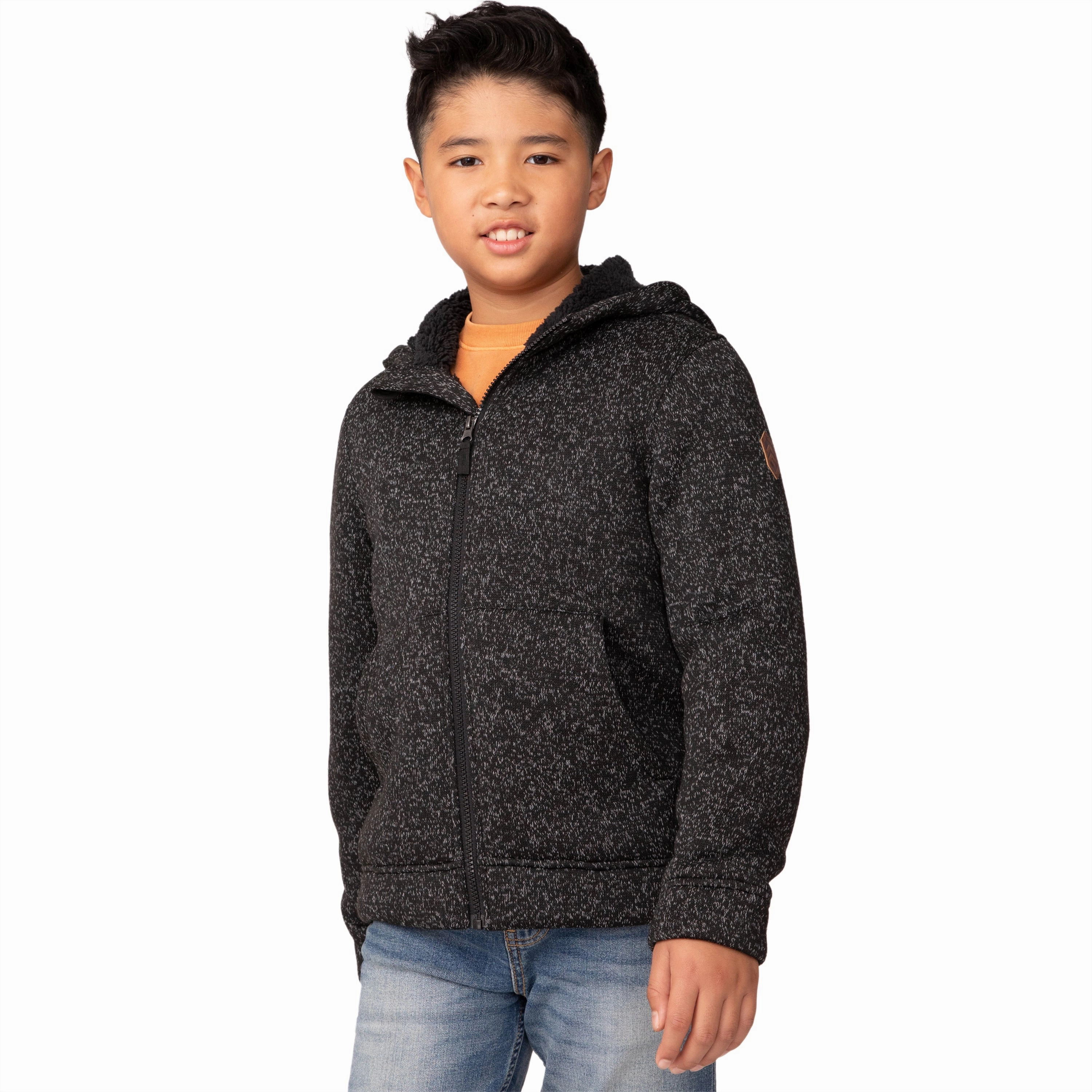 Free Country Boys' Mountain Fleece Hoodie Jacket Boys Waterproof Parka