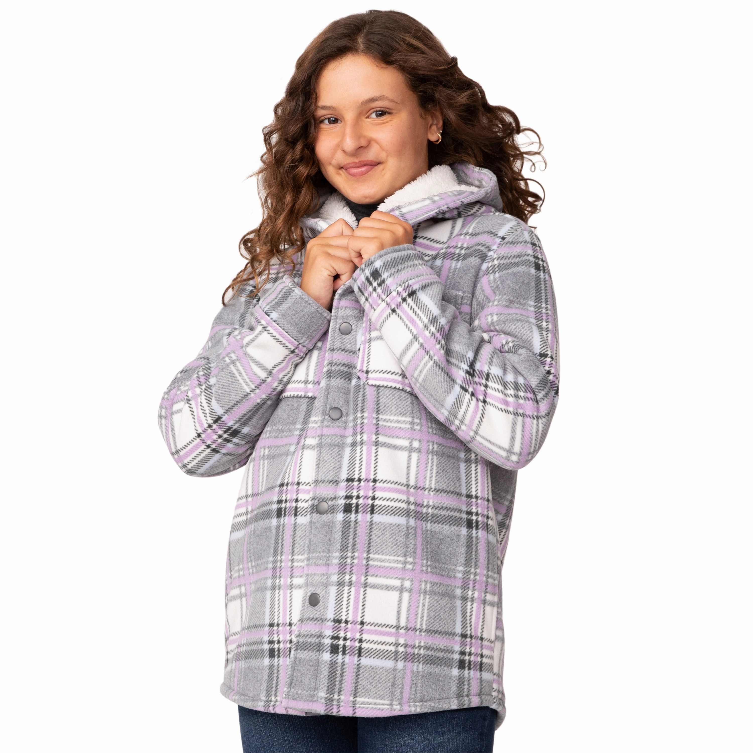 Free Country Girls' Chill Out Fleece Jacket Girls Sherpa Coat