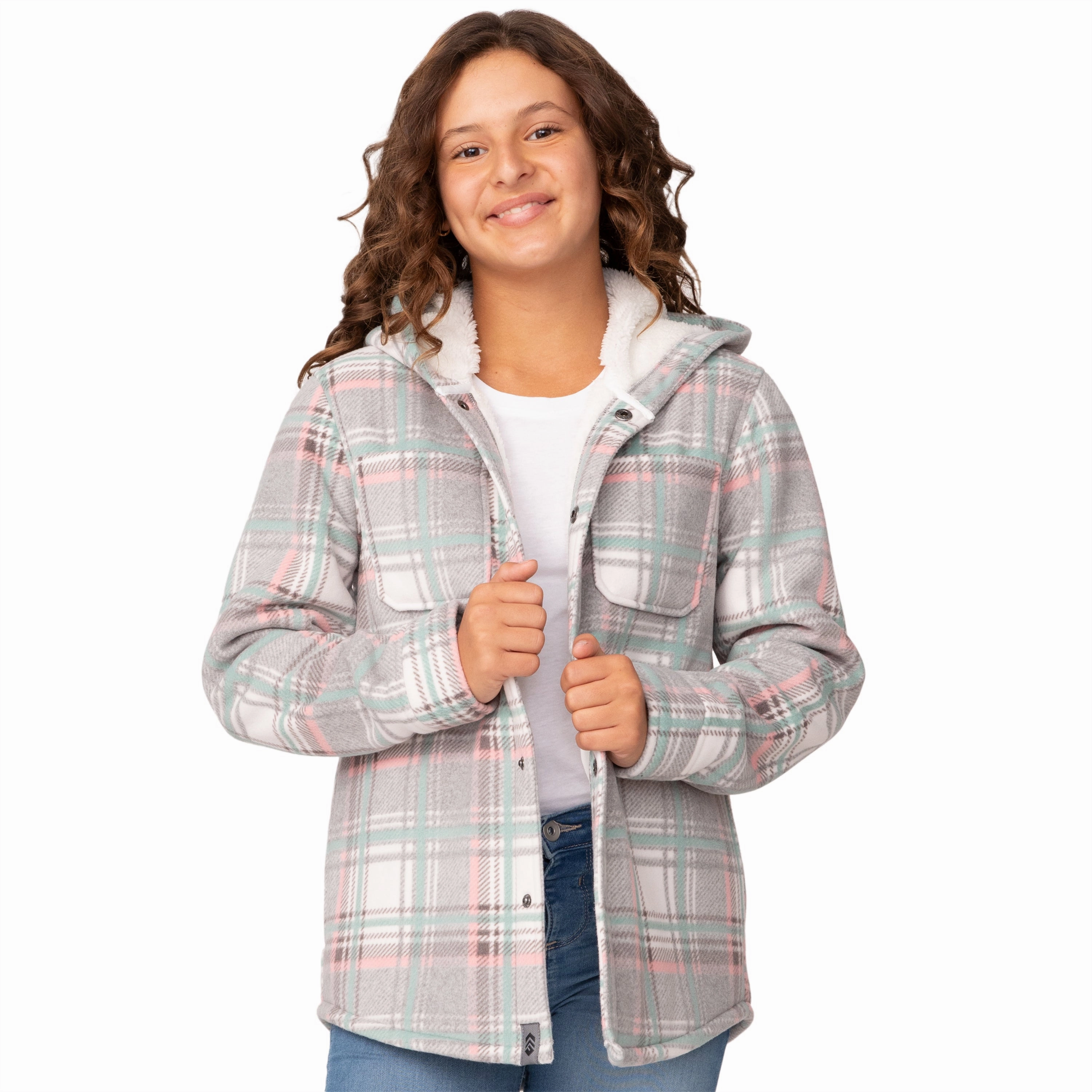 Free Country Girls' Chill Out Fleece Jacket Girls Sherpa Coat