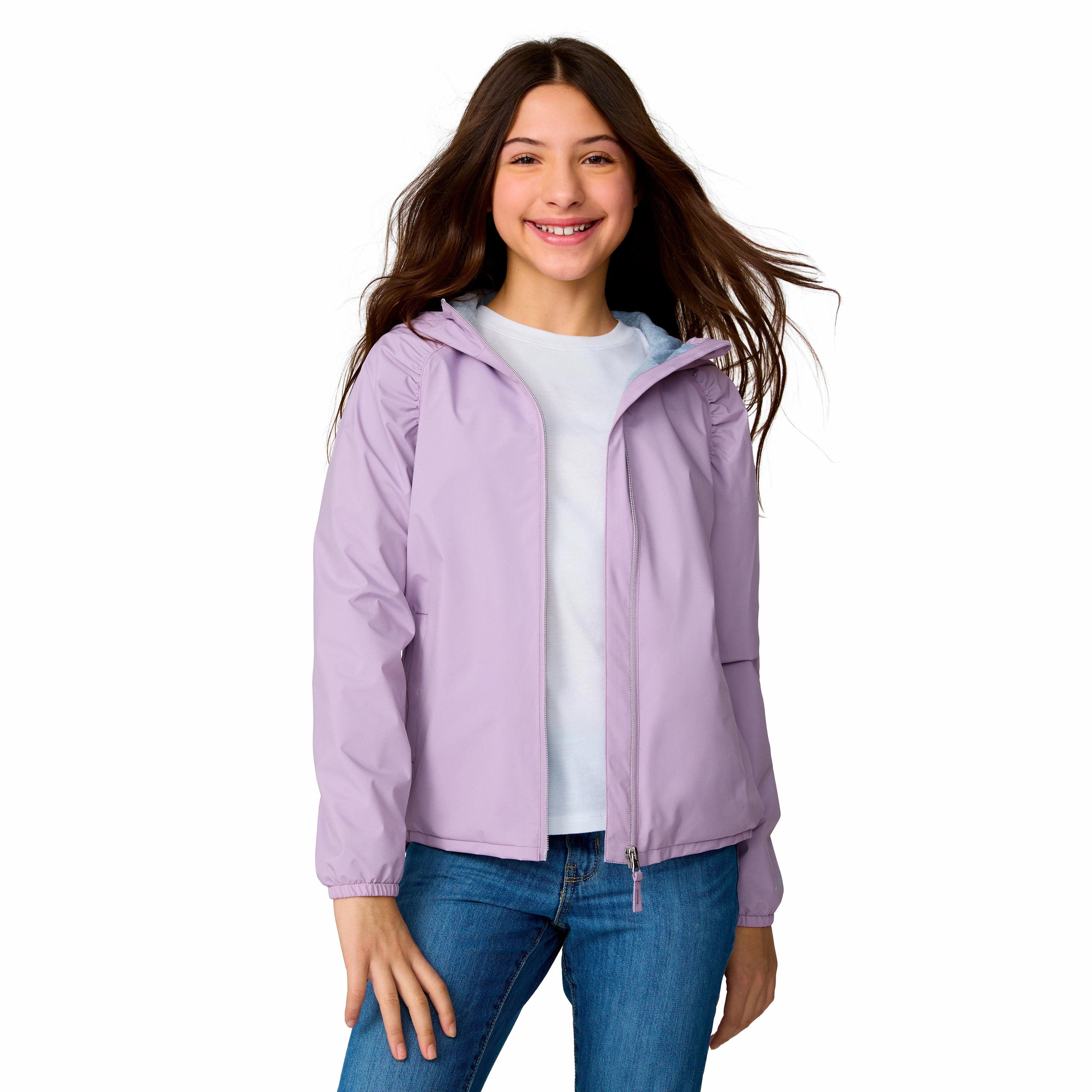 Free Country Girls' High Stretch Windshear Jacket Girls Sherpa Coat
