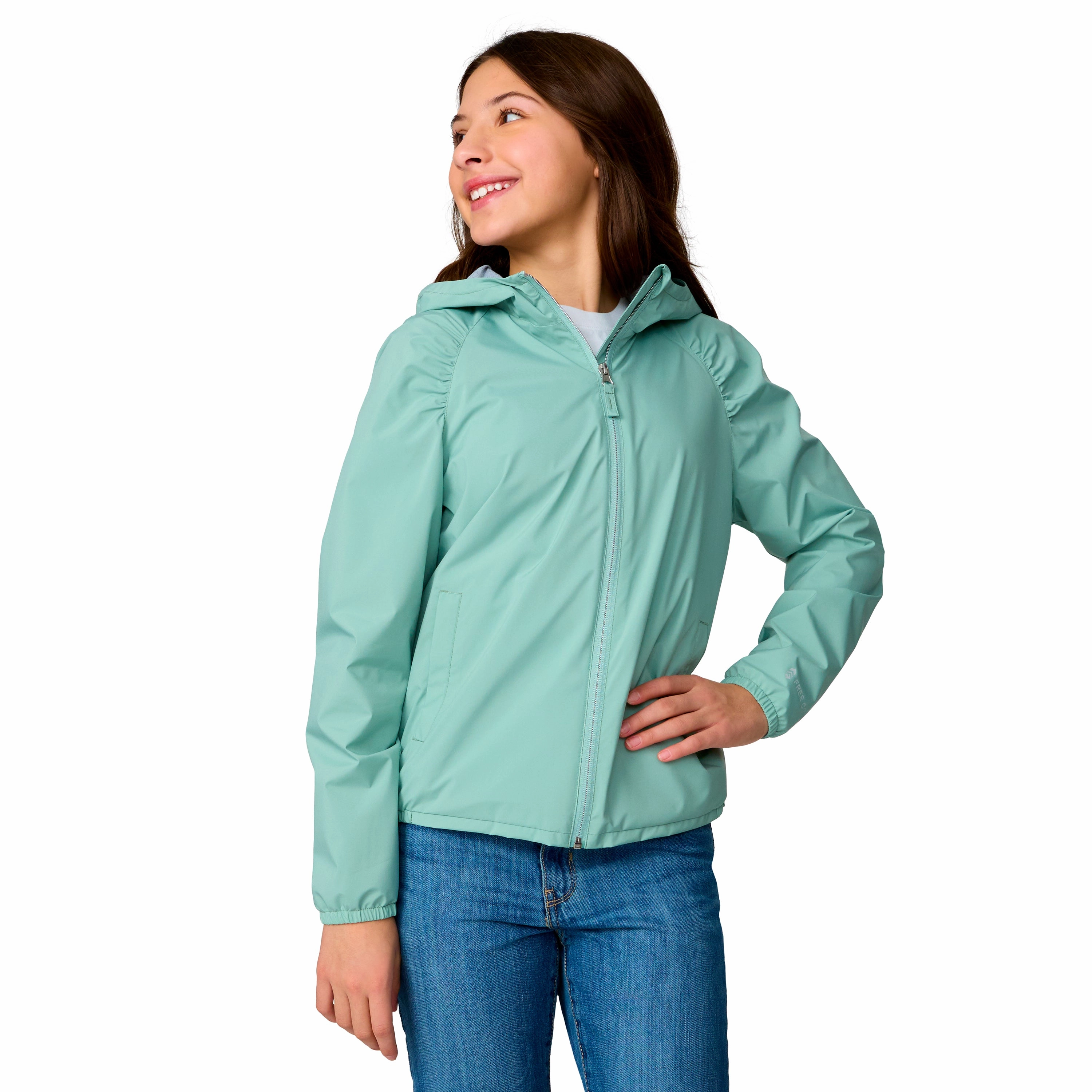 Free Country Girls' High Stretch Windshear Jacket Girls Sherpa Coat