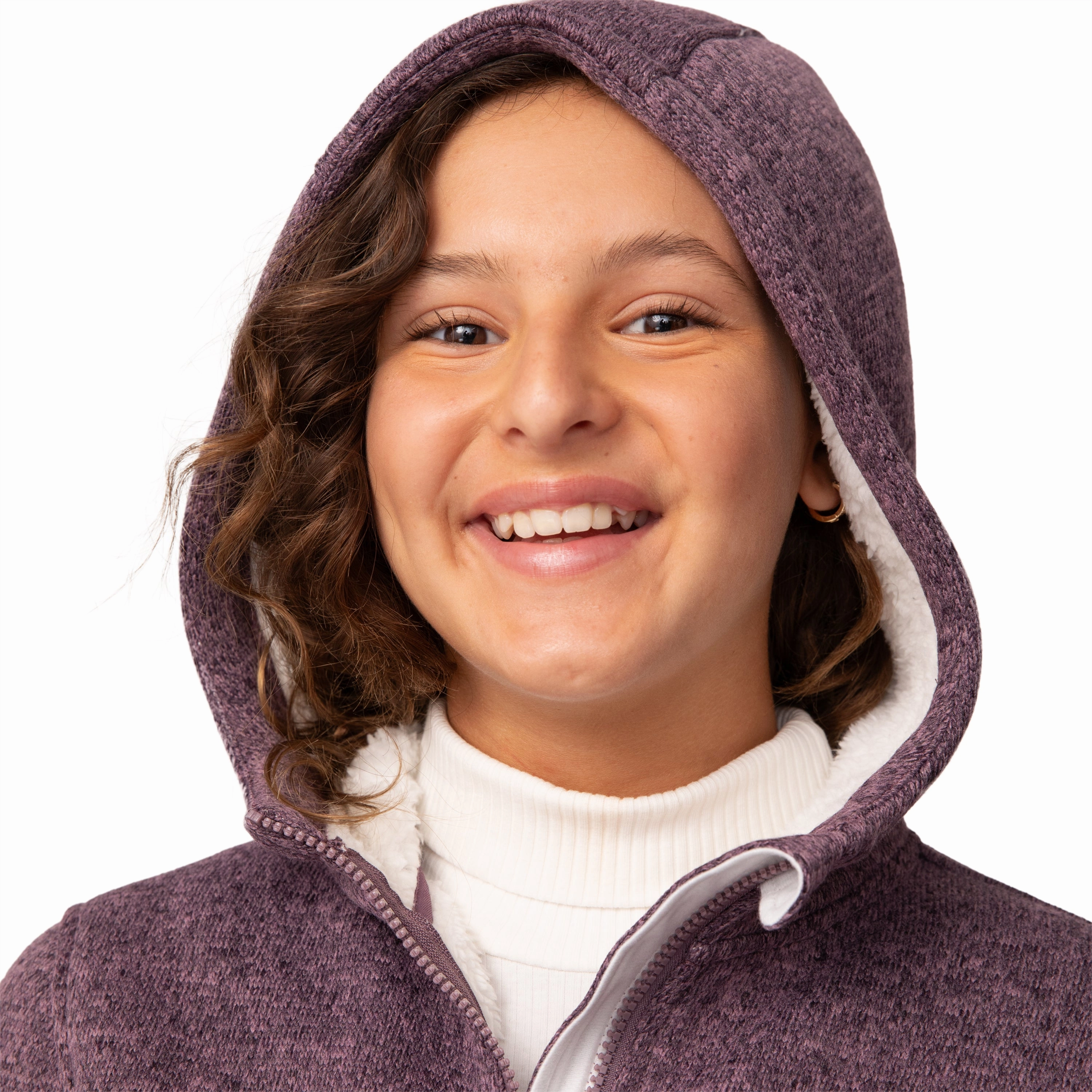 Free Country Girls' Mountain Fleece Jacket Girls Sherpa Coat