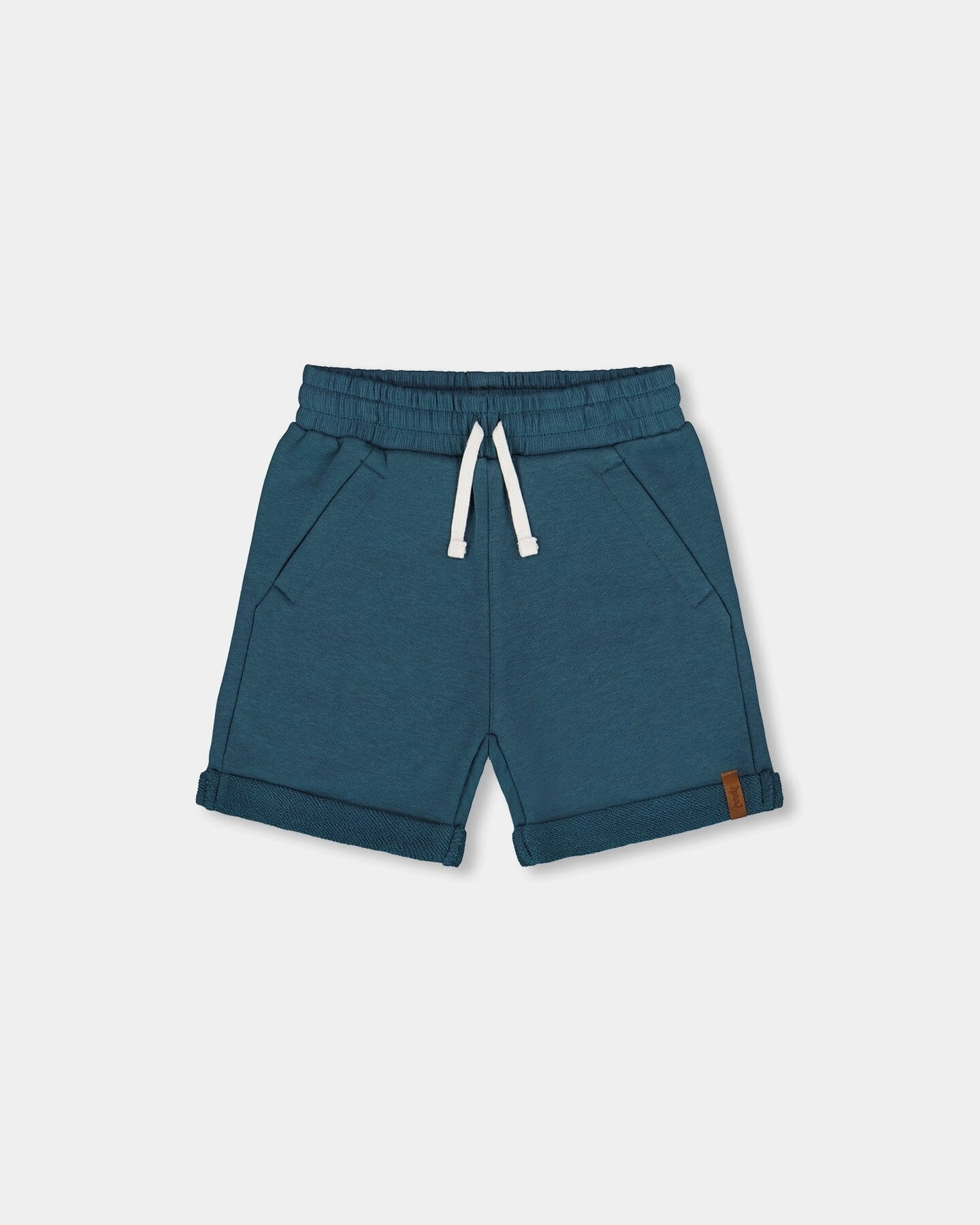 French Terry Short Teal boys athletic shorts, cargo shorts boys