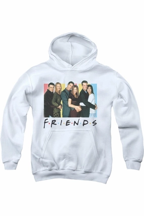 Friends Cast Logo Youth Pull Over Hoodie / Hooded Sweatshirt graphic tees for boys, polo shirts boys