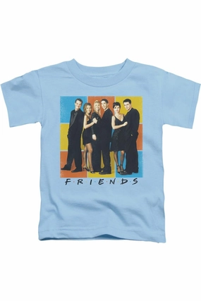 Friends Color Block Of Friends Short Sleeve Juvenile Tee / T-Shirt graphic tees for boys, polo shirts boys