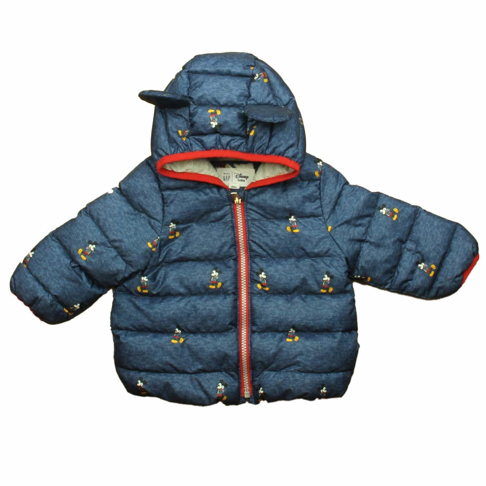 Gap Boys Blue Mickey Winter Coat winter jackets for boys, lightweight puffer boys