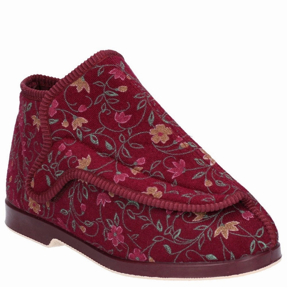 GBS Rhona Ladies Extra Wide Fit Slipper Lightweight Running Shoes,Slip On Athletic Shoes,Breathable Workout Shoes