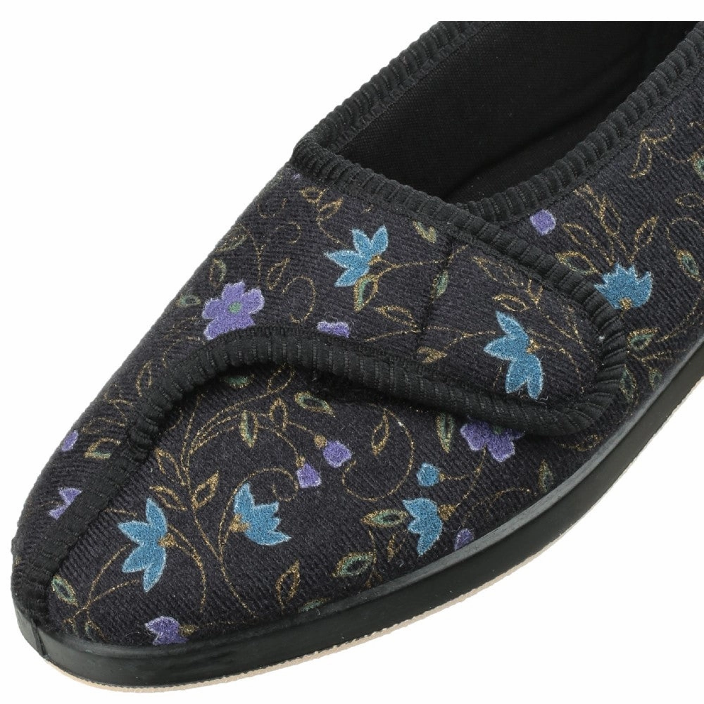 GBS Wilma Ladies Wide Fit Slipper Women's Sneakers Casual Walking Shoes