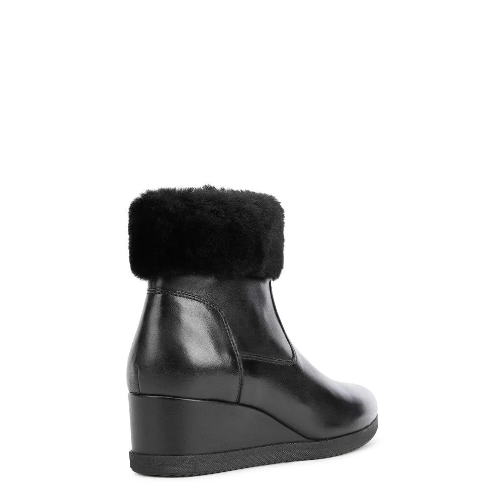 Geox Anylla Wedge Ankle Boots Women's Sneakers Casual Walking Shoes