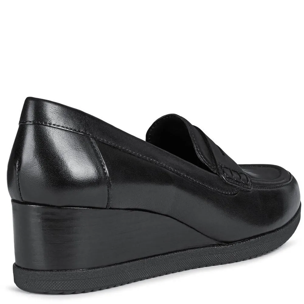 Geox Anylla Wedge Moccasins Women's Sneakers Casual Walking Shoes