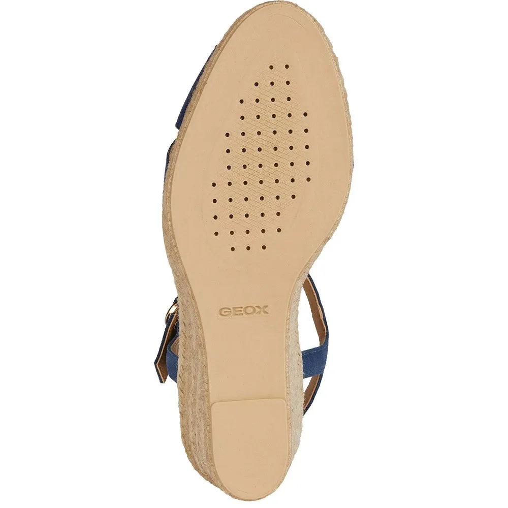 Geox D Gelsa Low C Sandals Women's Sneakers Casual Walking Shoes