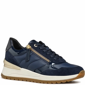 Geox D Desya A Sneakers Lightweight Running Shoes,Slip On Athletic Shoes,Breathable Workout Shoes