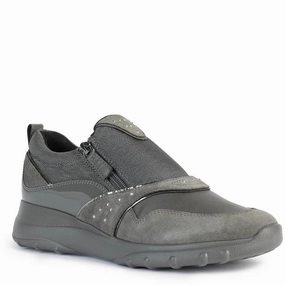 Geox D Zosma B Trainers Lightweight Running Shoes,Slip On Athletic Shoes,Breathable Workout Shoes