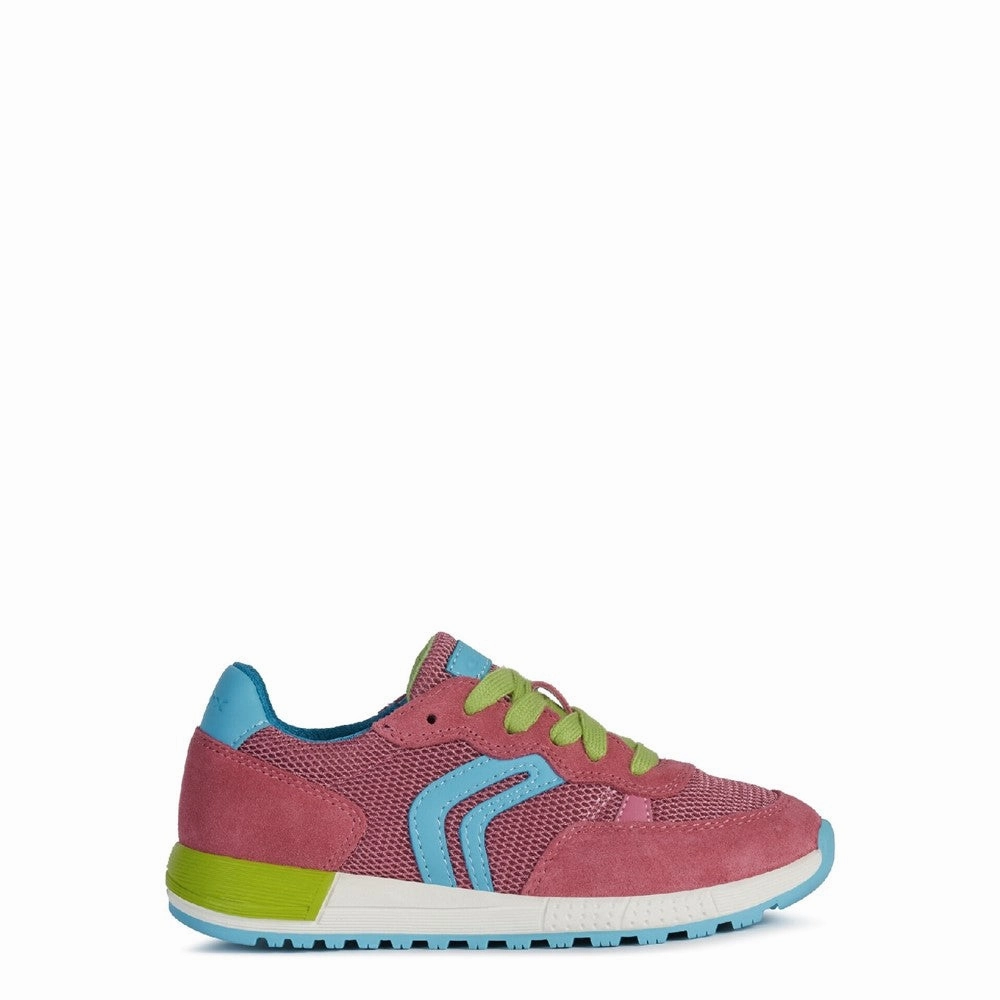 Geox J Alben Girl B Lace Up Trainer Girls Sneakers Girls Running Shoes