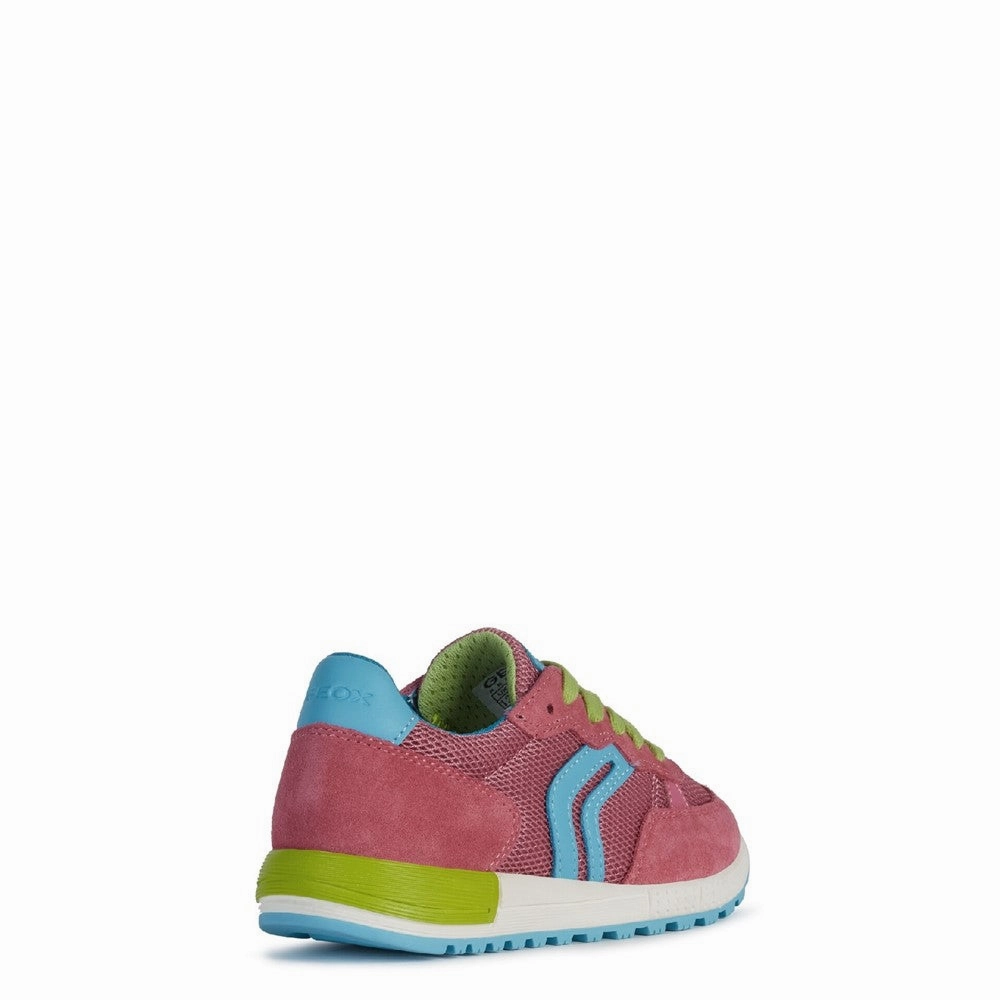 Geox J Alben Girl B Lace Up Trainer Girls Sneakers Girls Running Shoes