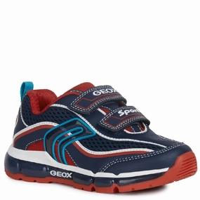 Geox J Android Boy C Touch Fastening Trainer Kids Athletic Shoes,Toddler Sports Shoes,Youth Casual Shoes