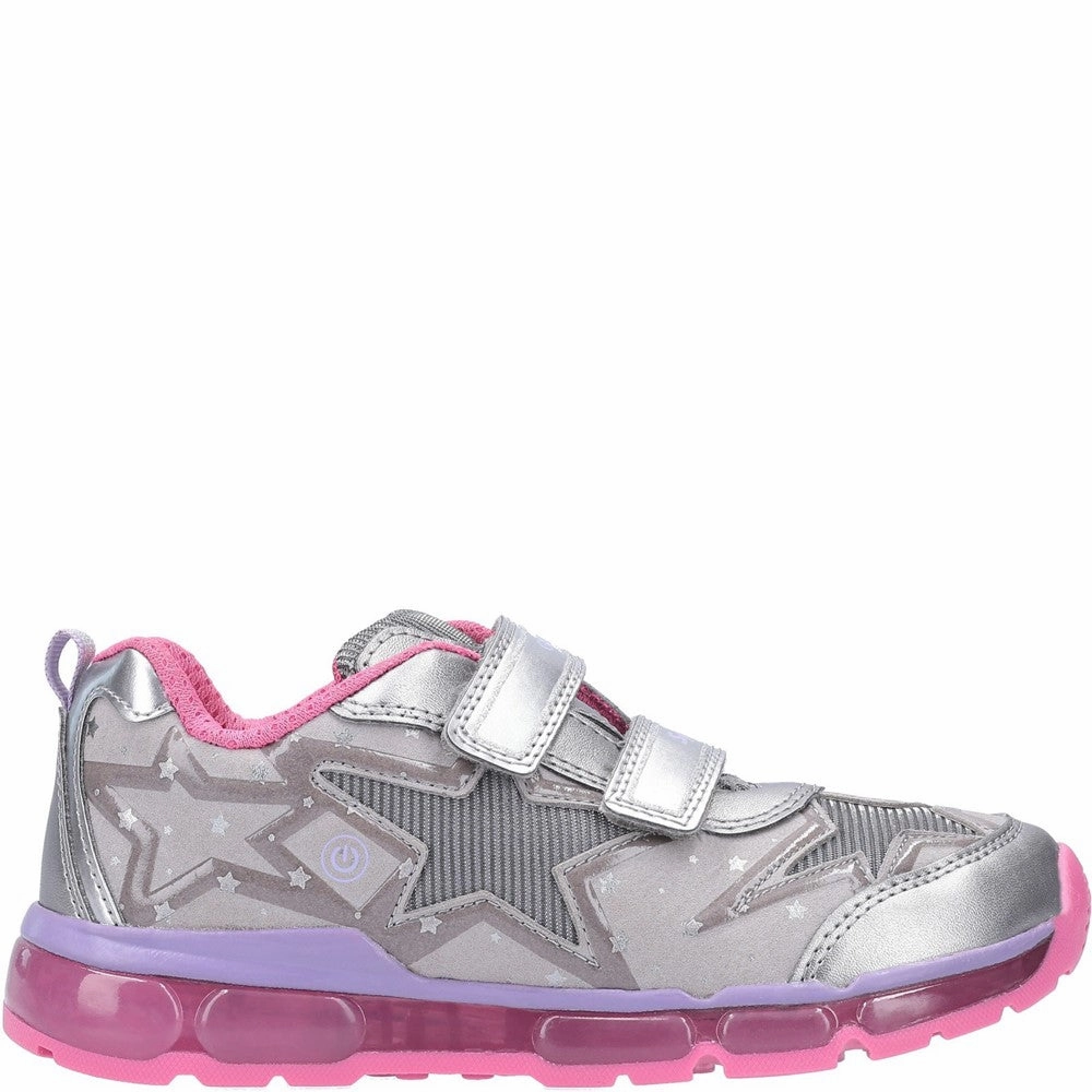 Geox J Android Girl B Touch Fastening Trainer Girls Sneakers Girls Running Shoes