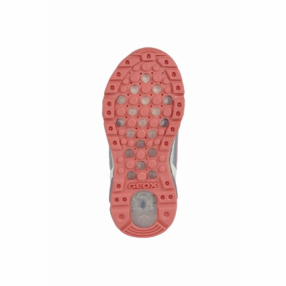Geox J Android Girl C Lace up and Touch Fastening Trainer Girls Sneakers Girls Running Shoes