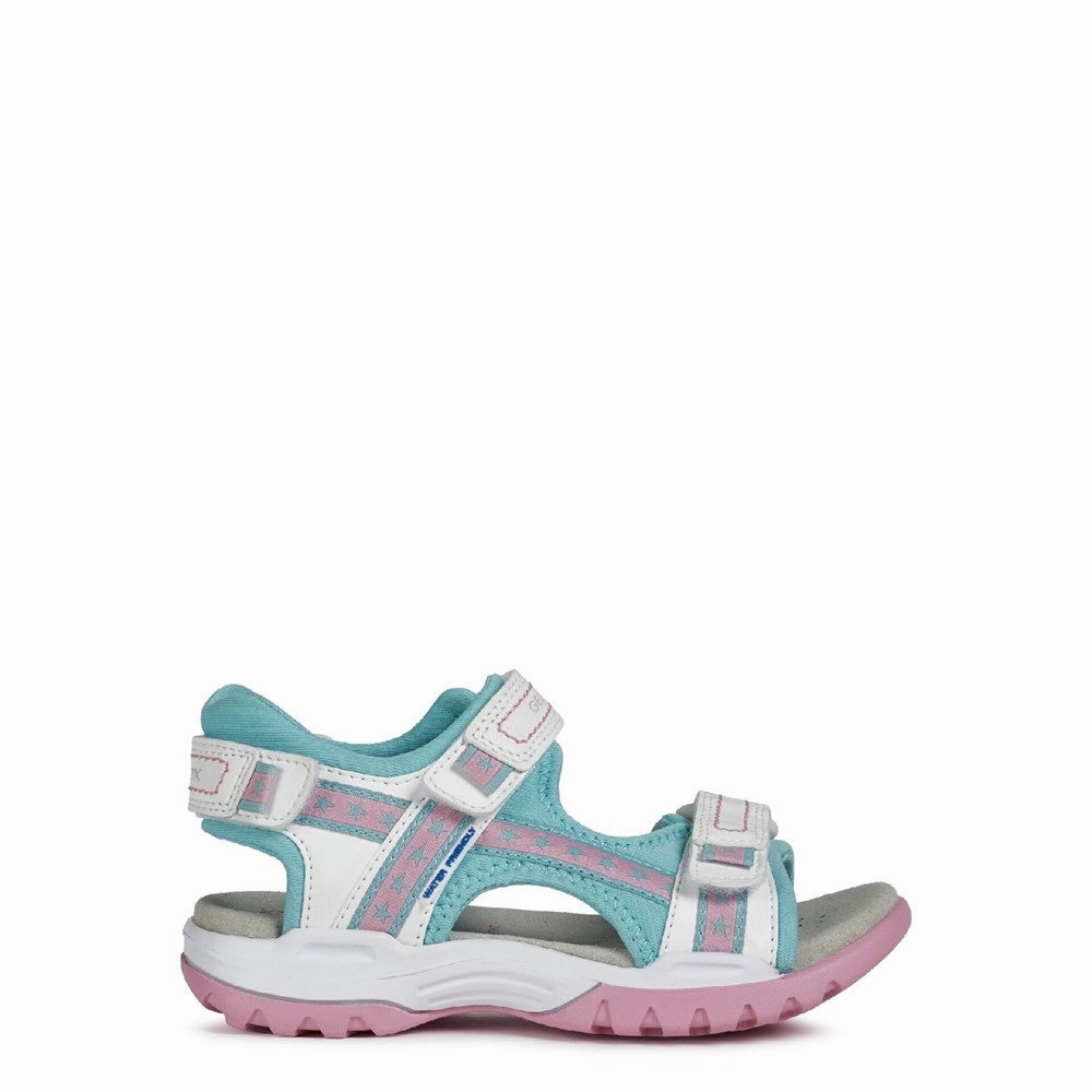Geox J Borealis Girl A Touch Fastening Sandal Girls Sneakers Girls Running Shoes