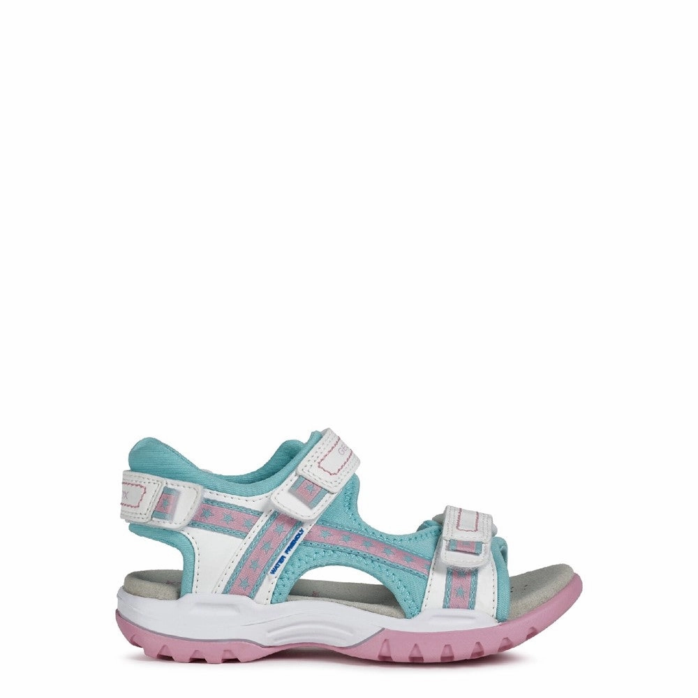 Geox J Borealis Girl A Touch Fastening Sandal Girls Sneakers Girls Running Shoes