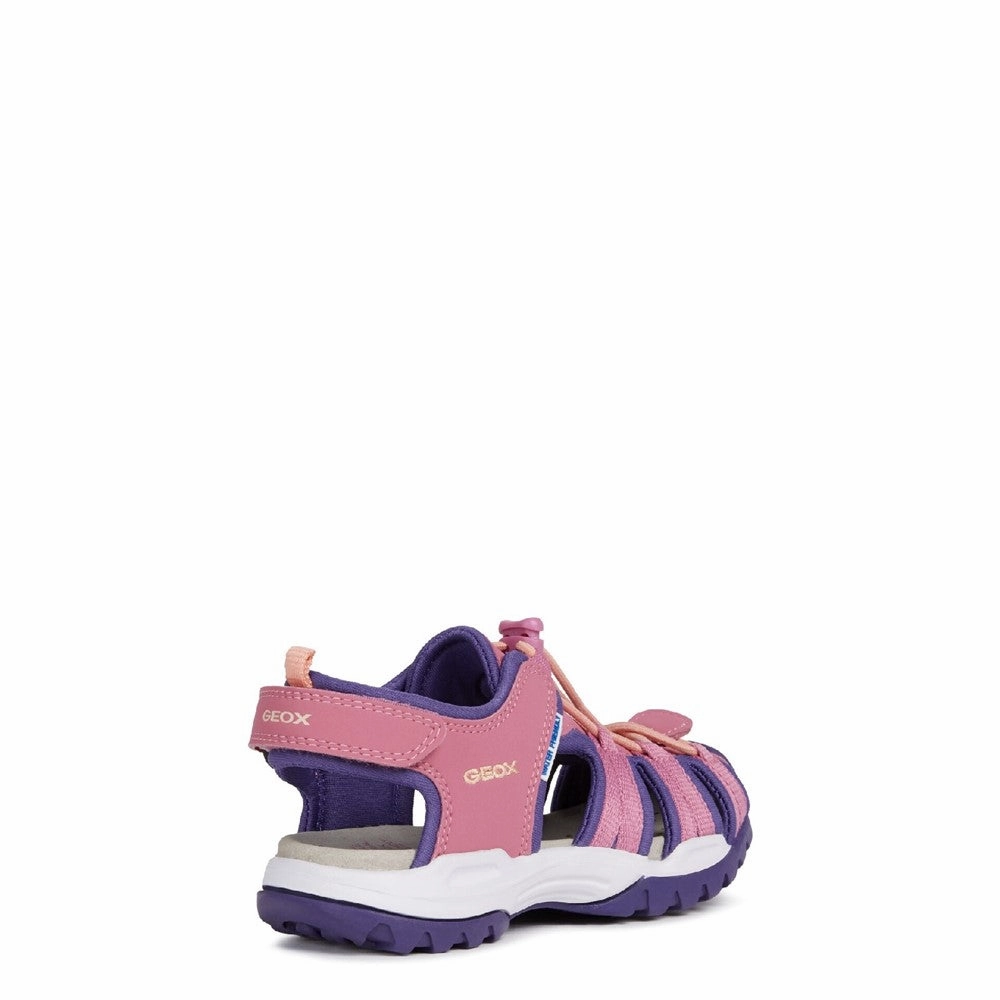 Geox J Borealis Girl B Lace Up Sandal Girls Sneakers Girls Running Shoes