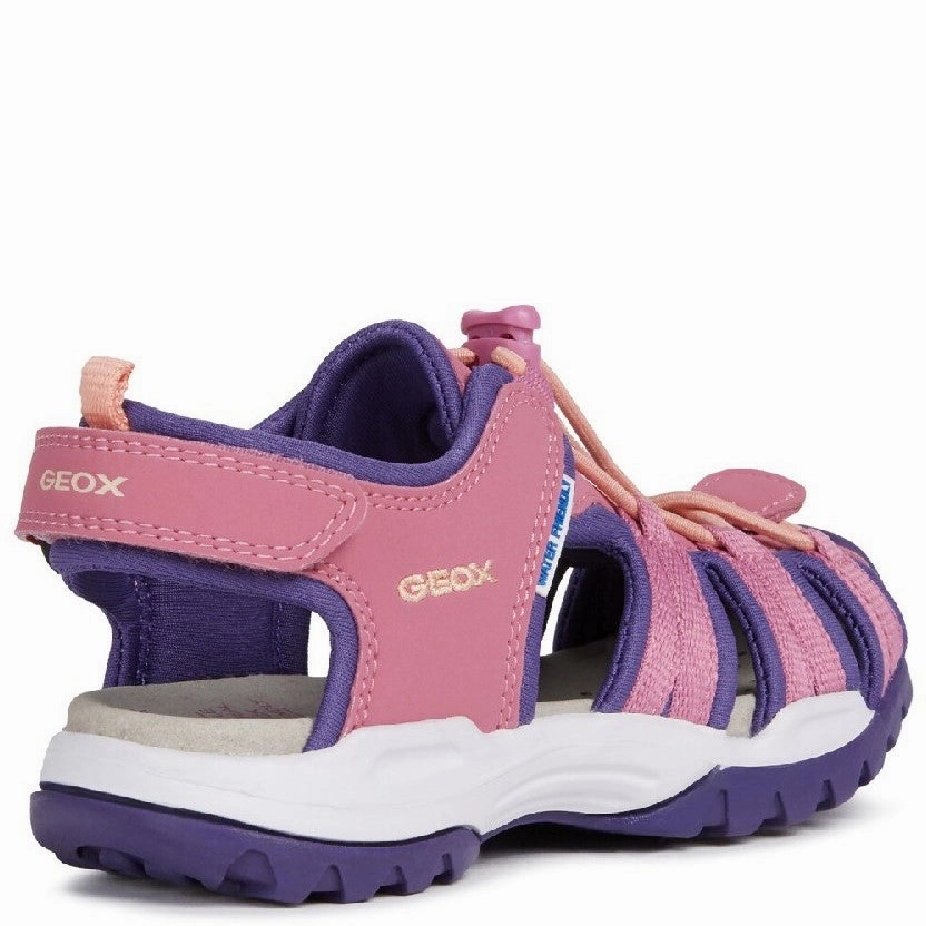 Geox J Borealis Girl B Lace Up Sandal Girls Sneakers Girls Running Shoes