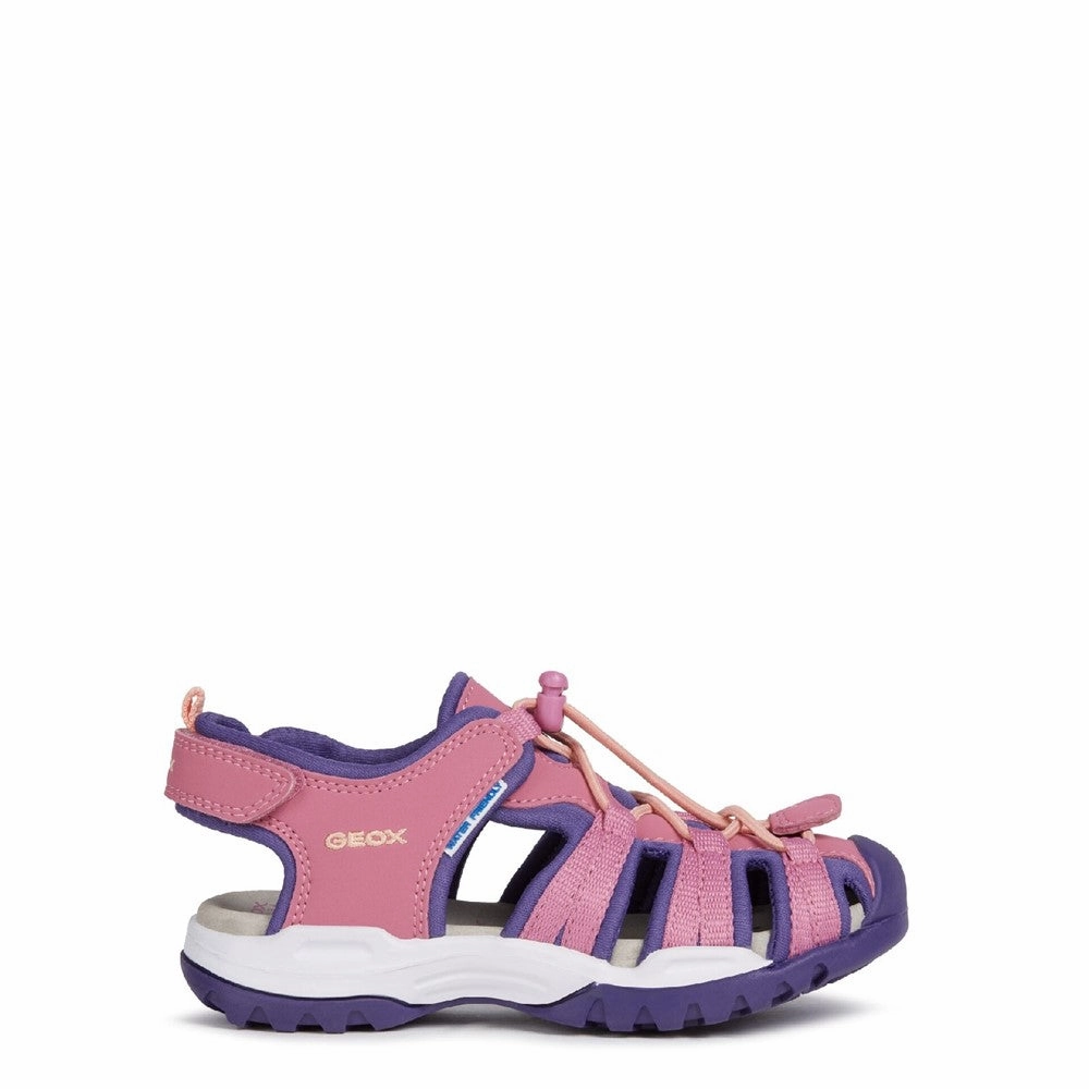 Geox J Borealis Girl B Lace Up Sandal Girls Sneakers Girls Running Shoes