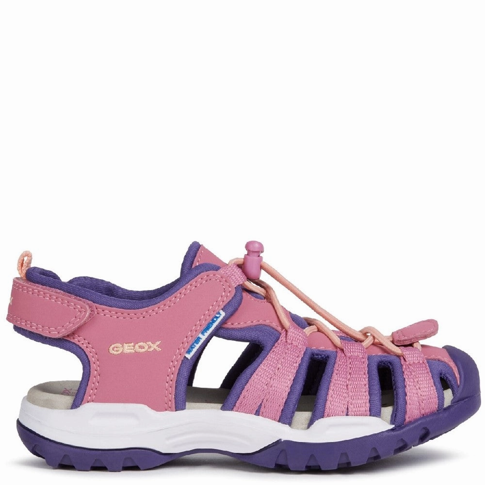 Geox J Borealis Girl B Lace Up Sandal Girls Sneakers Girls Running Shoes