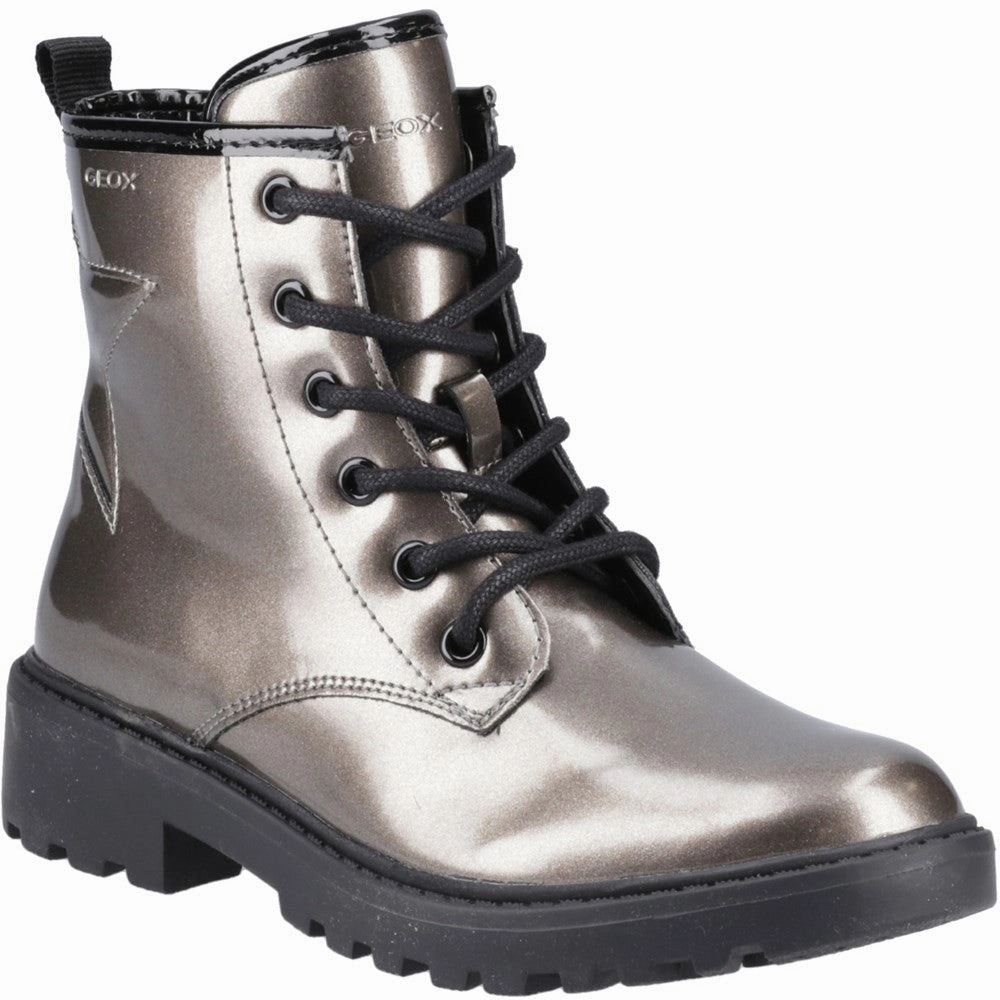 Geox J Casey G Ankle Boots Size 6 Kids Tennis Shoes,Toddler Athletic Shoes,Youth Casual Shoes