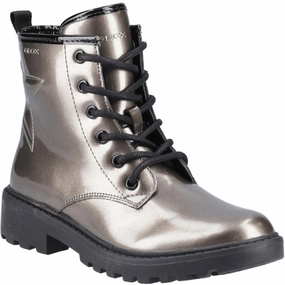 Geox J Casey G Ankle Boots Size 6 Kids Tennis Shoes,Toddler Athletic Shoes,Youth Casual Shoes