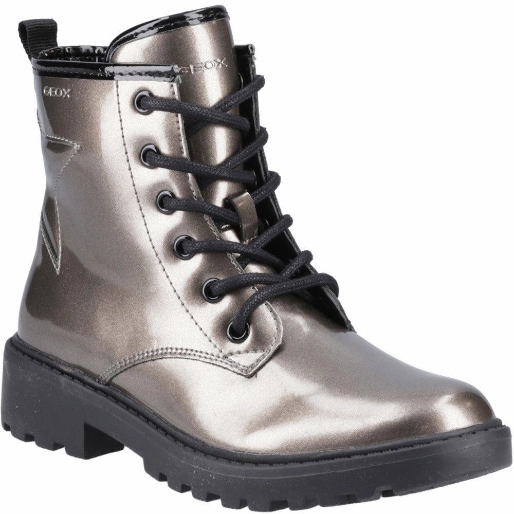 Geox J Casey G Ankle Boots Size 6 Kids Tennis Shoes,Toddler Athletic Shoes,Youth Casual Shoes